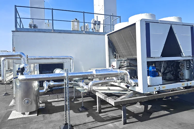 Installation technique en toiture